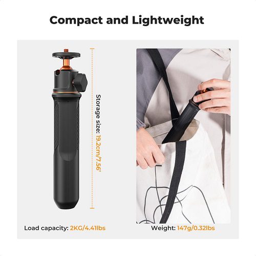 سه پایه موبایل و دوربین ورزشی کی اند اف K&F Selfie Stick MS-11