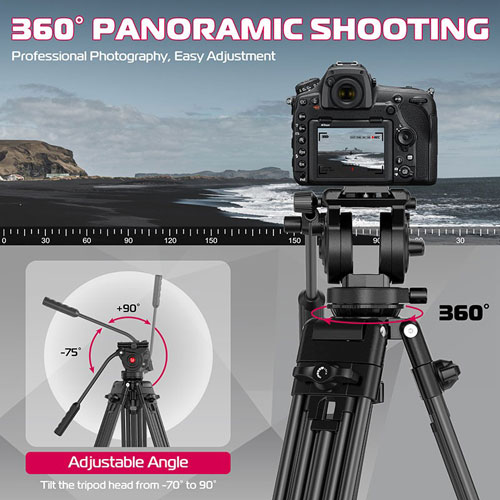سه پایه فیلمبرداری اولانزی Ulanzi MT-81 Video Tripod