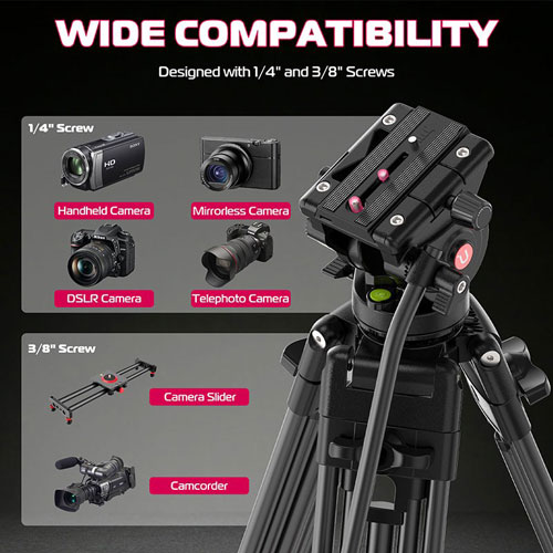 سه پایه فیلمبرداری اولانزی Ulanzi MT-81 Video Tripod