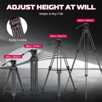 سه پایه فیلمبرداری اولانزی Ulanzi MT-81 Video Tripod