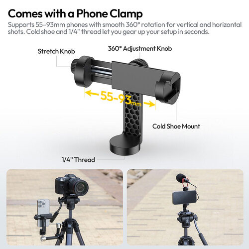 سه پایه فیلمبرداری اولانزی Ulanzi Ombra II Video Tripod