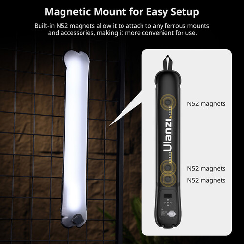 باتوم لایت اولانزی Ulanzi UA12 Bi_Color Portable Air Tube Light