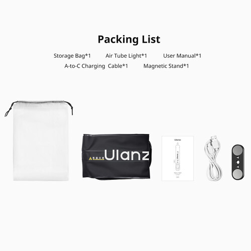 باتوم لایت اولانزی Ulanzi UA20 Bi_Color Portable Air Tube Light