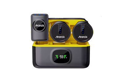 میکروفون بی سیم یقه ای آراروکس Ararox M1 Dual Microphone
