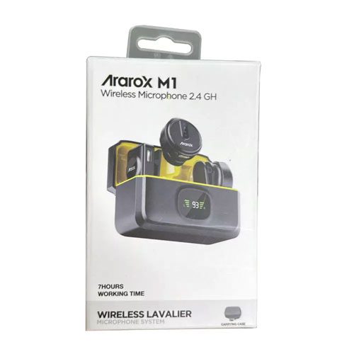 میکروفون بی سیم یقه ای آراروکس Ararox M1 Dual Microphone