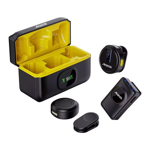 میکروفون بی سیم یقه ای آراروکس Ararox M1 Dual Microphone