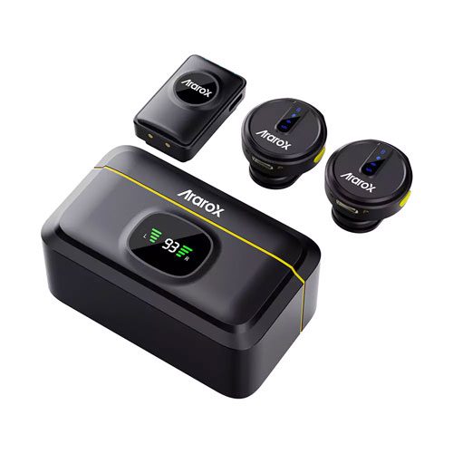 میکروفون بی سیم یقه ای آراروکس Ararox M1 Dual Microphone