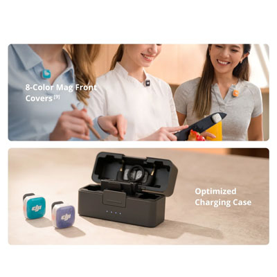 میکروفون بی سیم یقه ای دی جی آی دو کاربر DJI Mic Mini 2S 2-Person