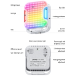 نور ثابت جیماری Jmary FM-428RGB Video Fill Light