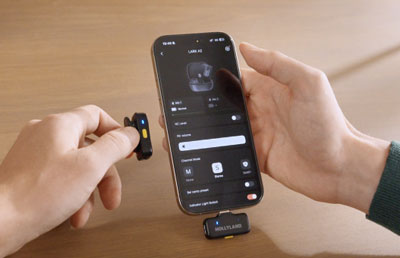 میکروفون یقه ای بی سیم هالی لند Hollyland Lark A2 Duo Usb-C