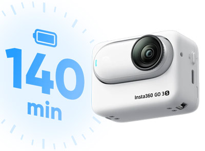 دوربین فیلمبرداری اکشن کم اینستا Insta360 GO 3S Action Camer 128GB Arctic White